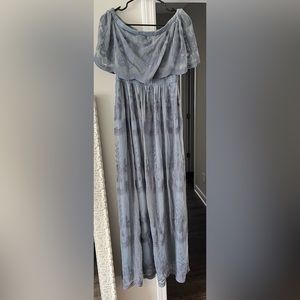 Pink blush maternity dress